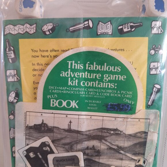 New Enid Blytons Famous 5 Adventure Game The Haunted Railway Game Book Dice card - Picture 6 of 6